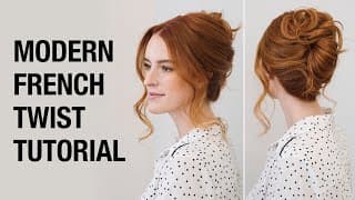 Modern French Twist Updo — Kenra Professional