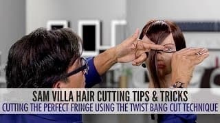 The Twist Bang Cut Technique — Perfect Fringe