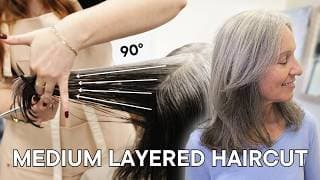 How to Cut a Medium-Length Layered Haircut