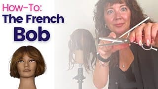 French Bob Haircut in 5 Mins