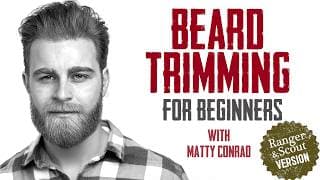 BEARD TRIMMING FOR BEGINNERS with Matty Conrad