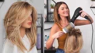 How To Blow Dry Your LAYERED Hair