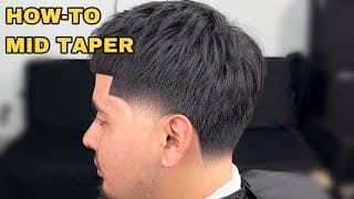 EASY Barber Tutorial — Step-By-Step Mid Taper Fade