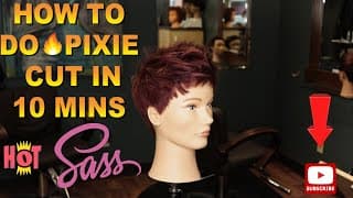Pixie Haircut Step by Step for Beginners